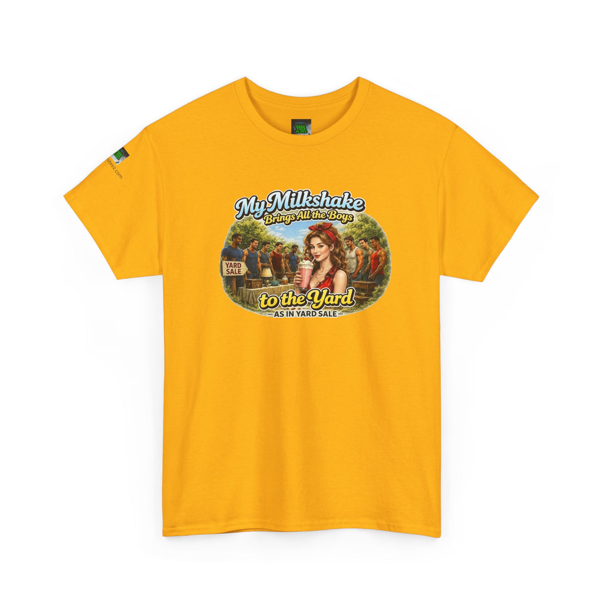Vintage 'My Milkshake Brings All the Boys to the Yard' Graphic Tee
