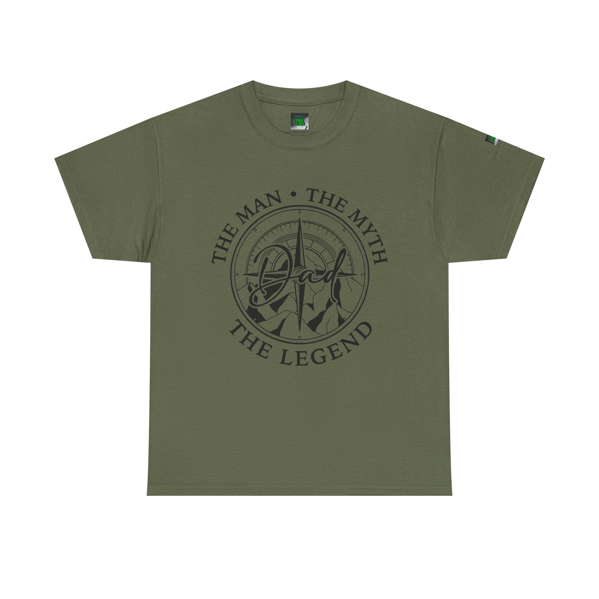Dad Badge T-Shirt — "The Man • The Myth • The Legend" Vintage Tee
