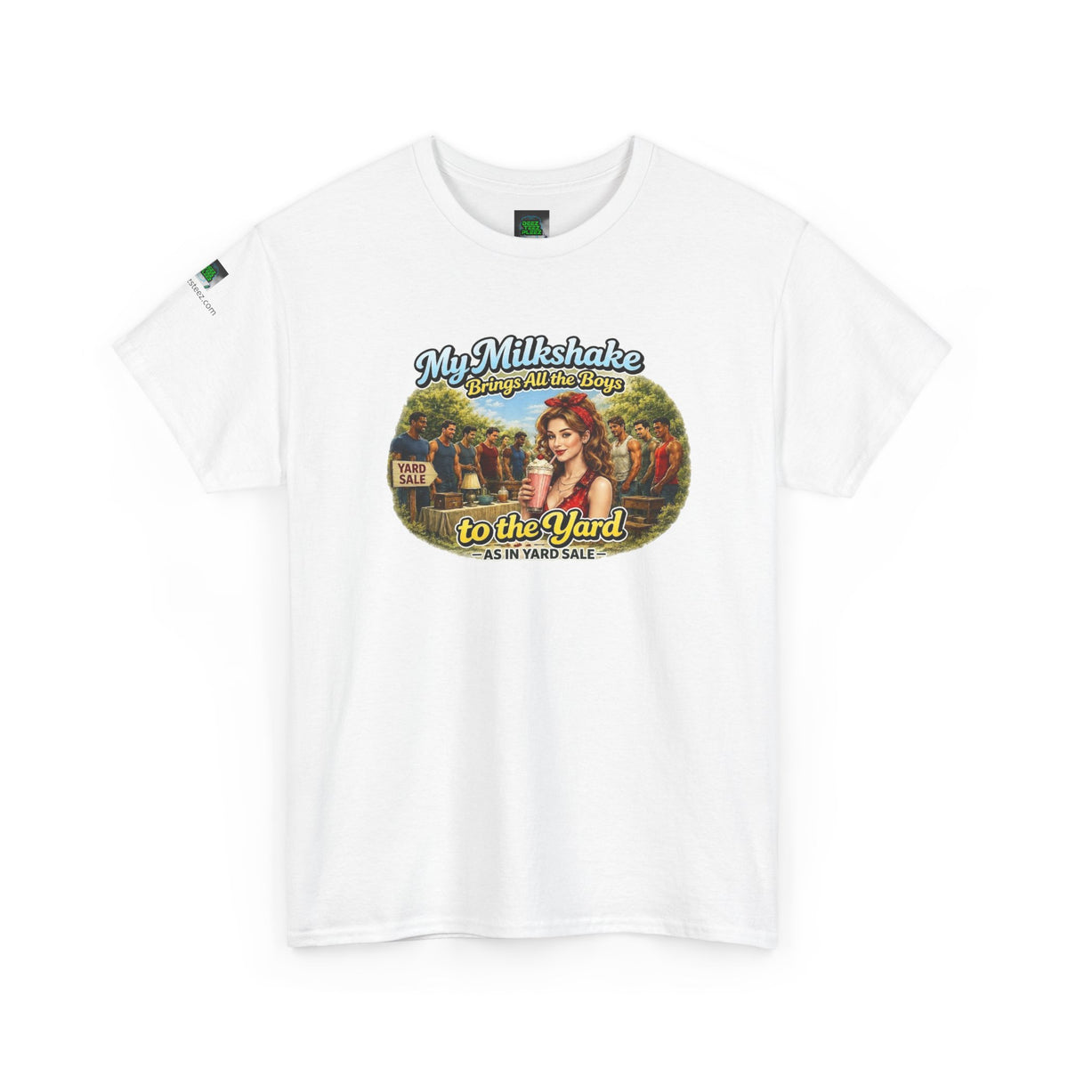Vintage 'My Milkshake Brings All the Boys to the Yard' Graphic Tee