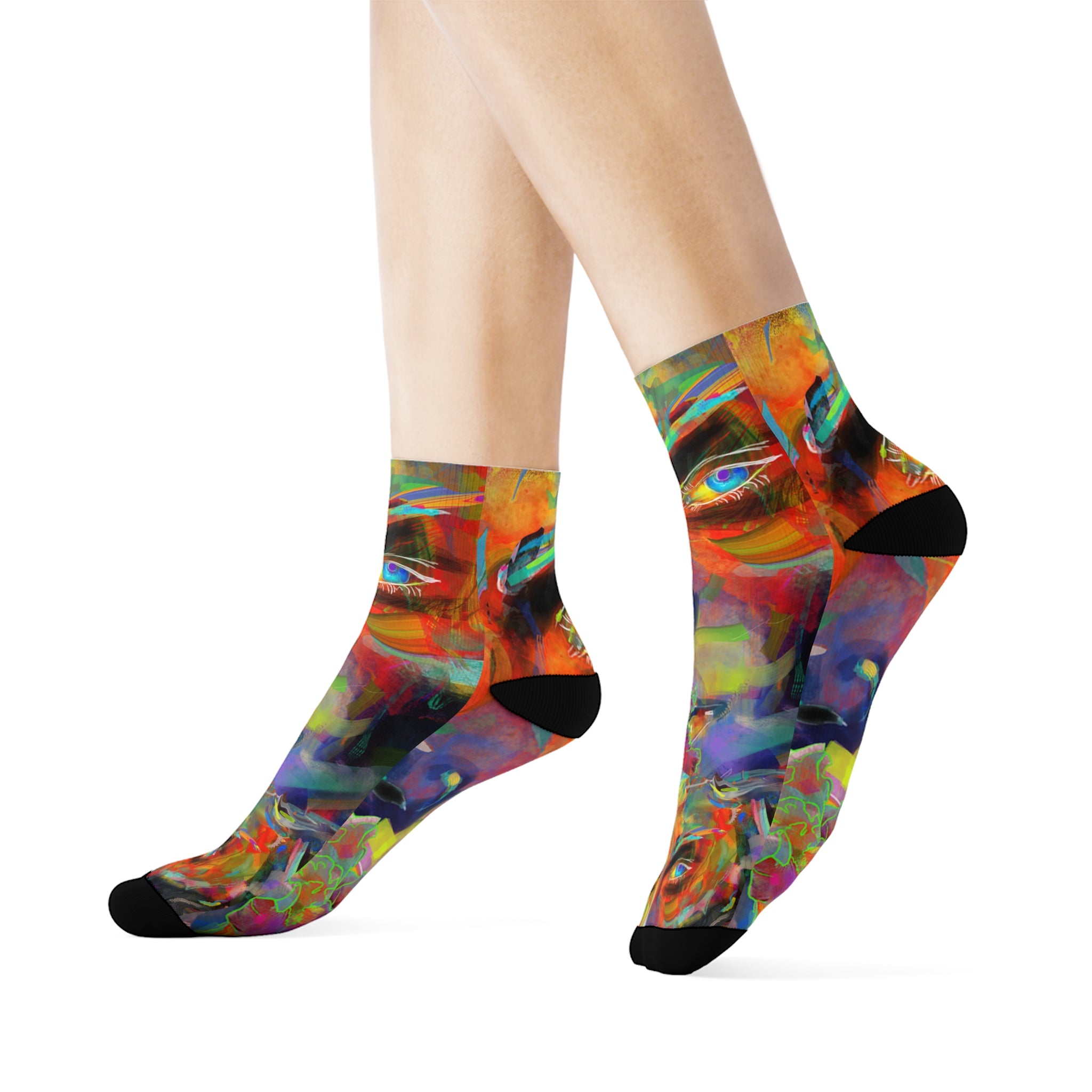 Psychedelic-ly Lit Crew Socks would look great with Psychedelicly-Lit collection of Hoodies and T-shirts