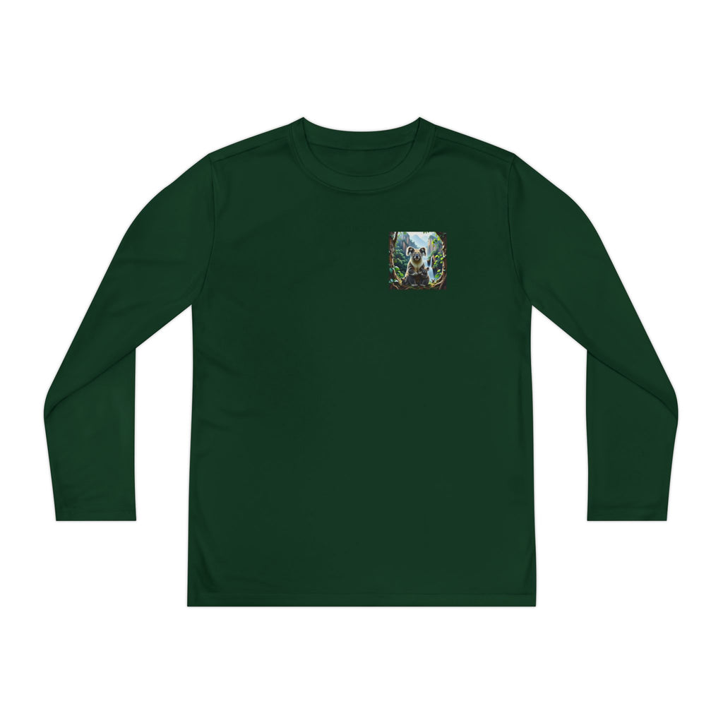 Youth Long Sleeve Tee — Small Nature Graphic Chest Print