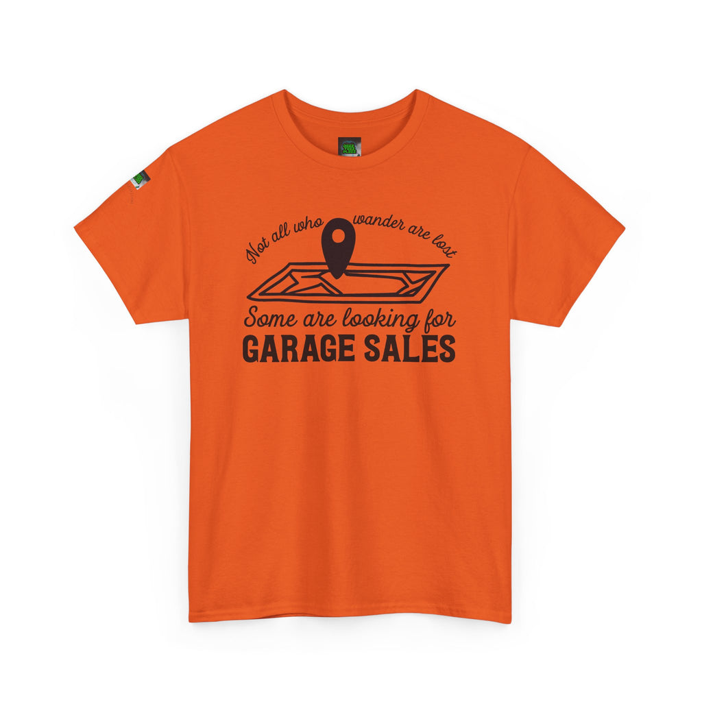 Garage Sale Hunter T-Shirt — "Some Are Looking for Garage Sales" Vintage Map Design