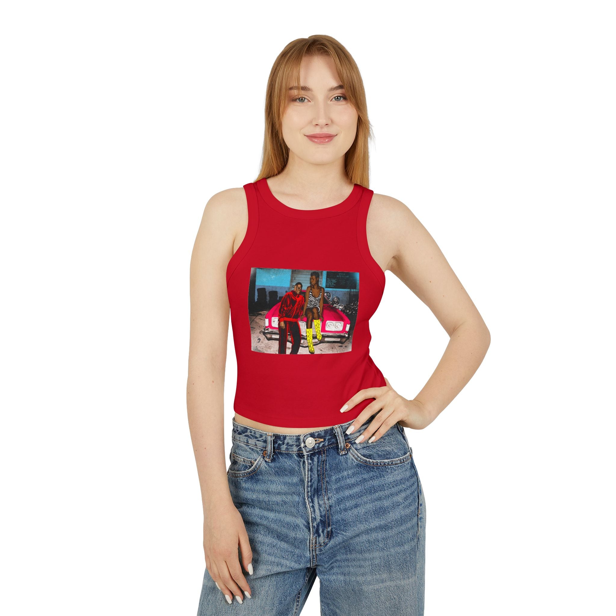 Urban Racer Tank Top —  Que$N and Slim Crop Tank