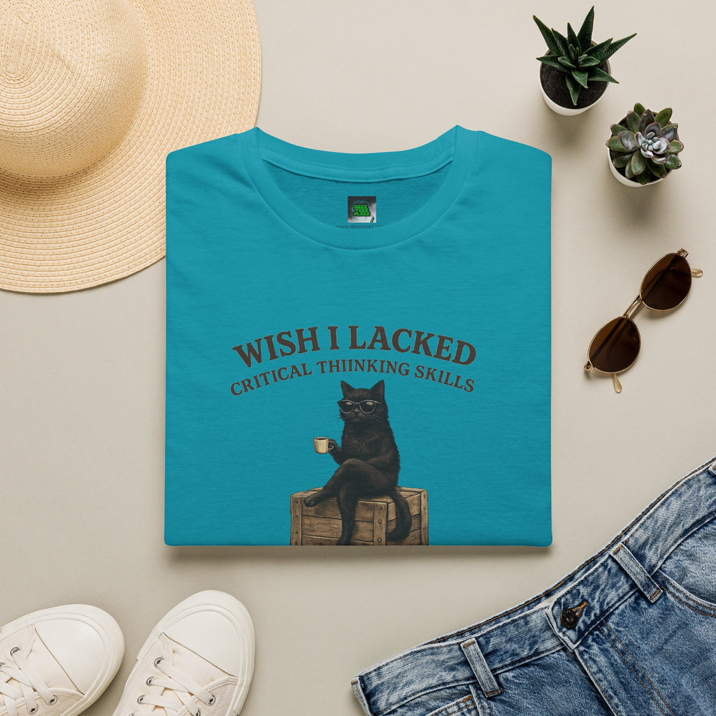 Unisex Softstyle T-Shirt "I Wish Cool Cat"