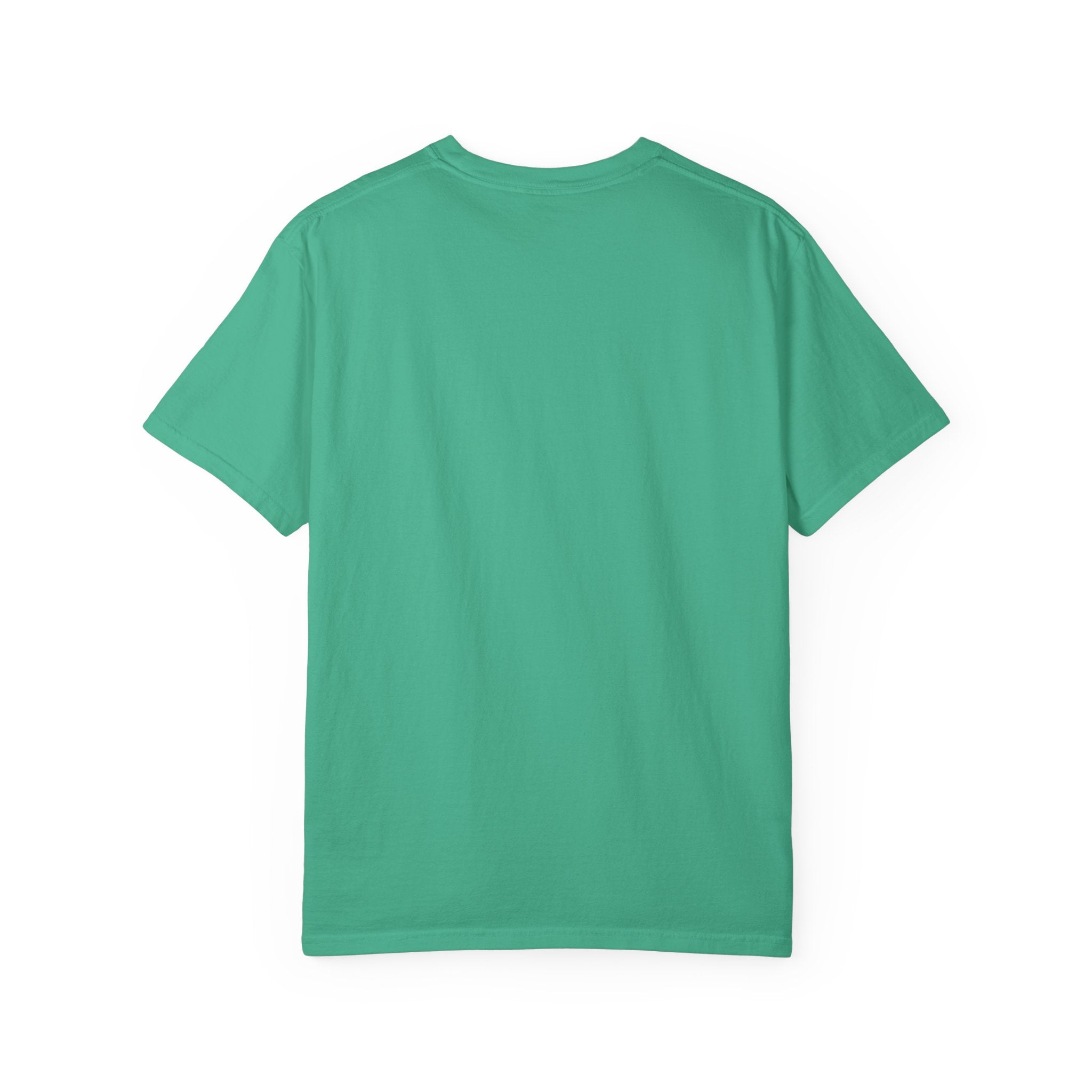 Geometric Mosaic Tee — Yellow, Teal & Black Patterned Graphic T-Shirt