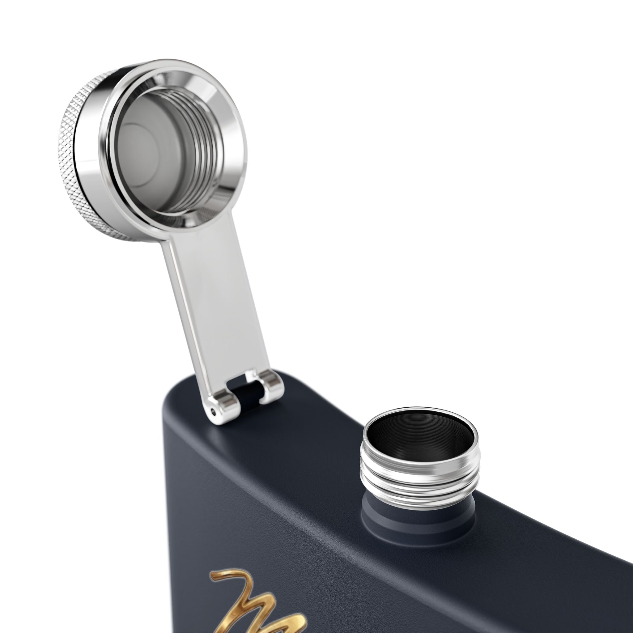 6 oz Stainless Steel Flask — "Michael Jackson" Montage Design