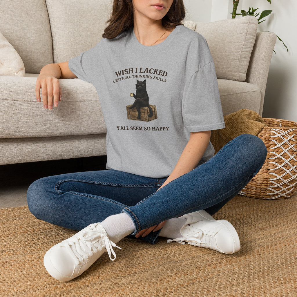 Unisex Softstyle T-Shirt "I Wish Cool Cat"