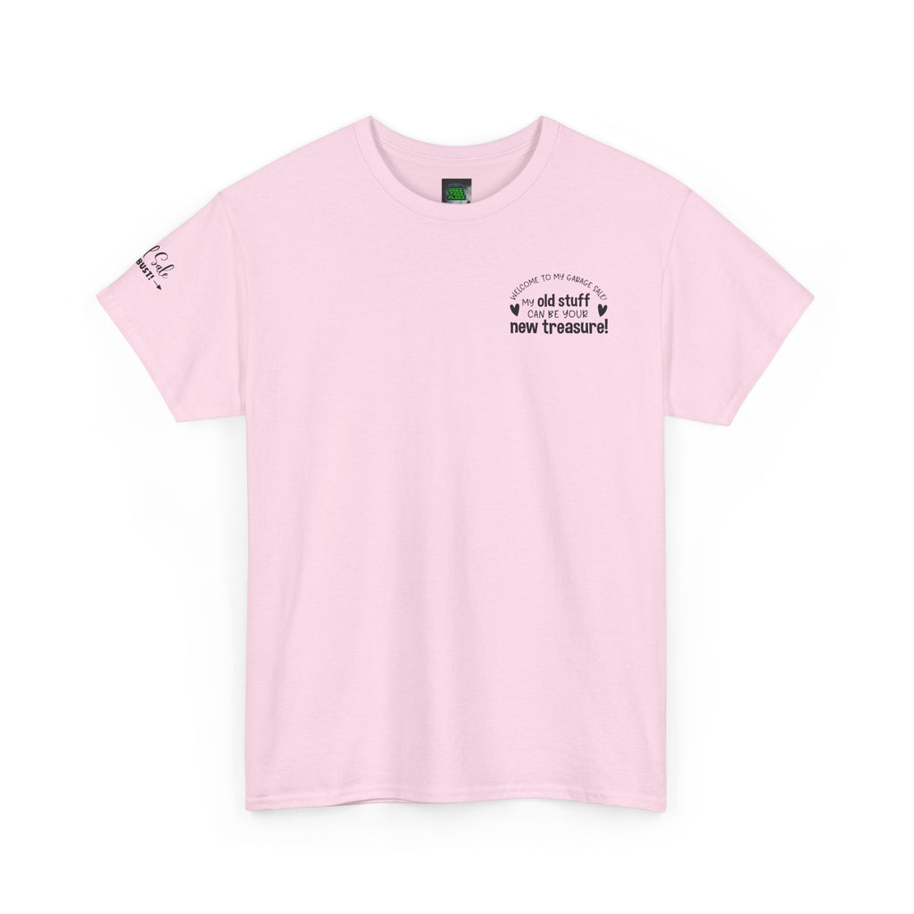 Unisex Heavy Cotton Tee Yard Sales OLD STUFF/ New Treasure