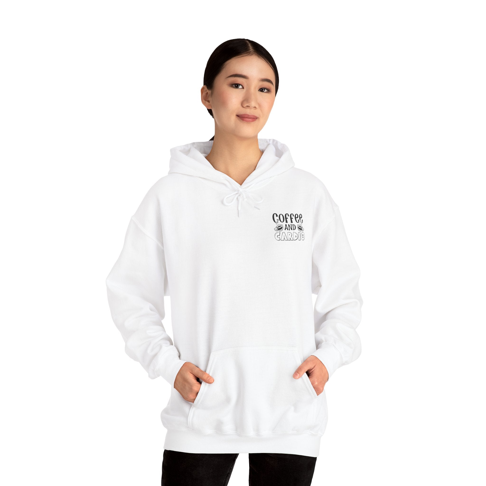 Coffee And Menacing Plants Hoodie — Cute Coffee Plant Graphic Sweatshirt
