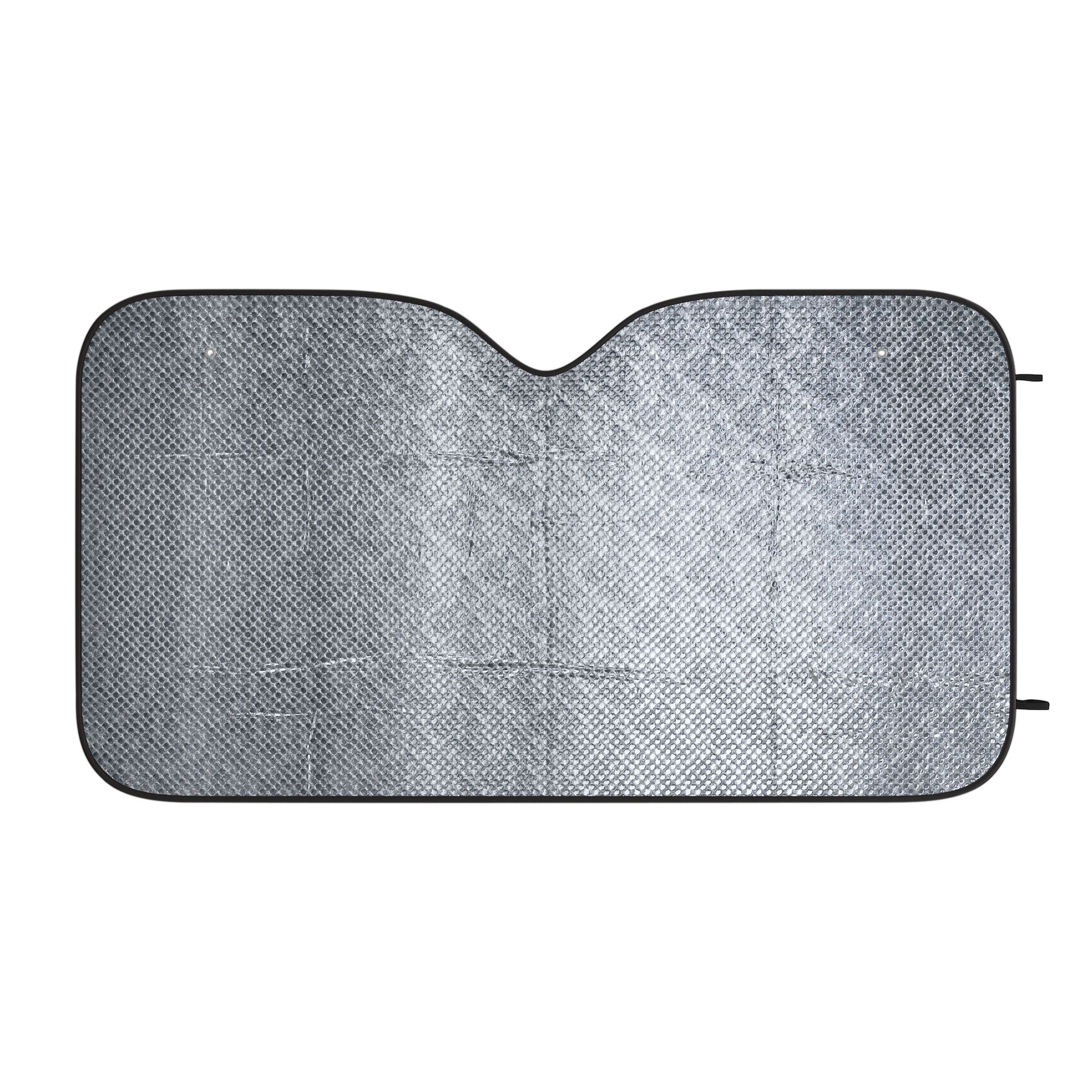 Car Sun Shade — "I Brake For Flea Markets" Vintage Thrift Shopper Windshield Sunshade