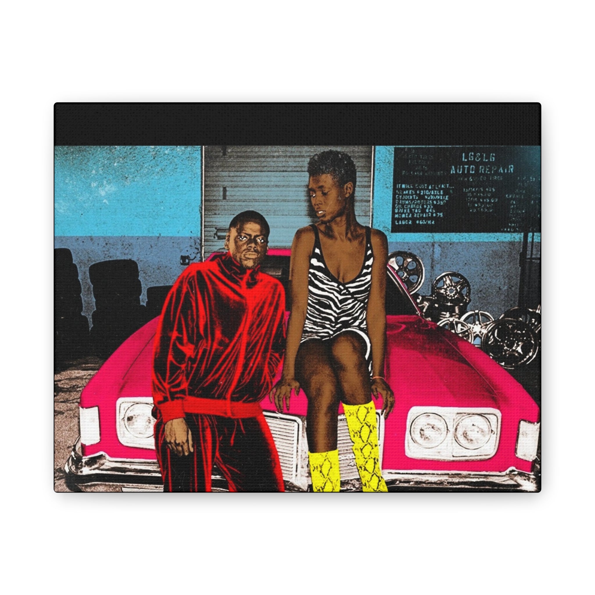 Queen & Slim Canvas Wall Art — Stretched 0.75"