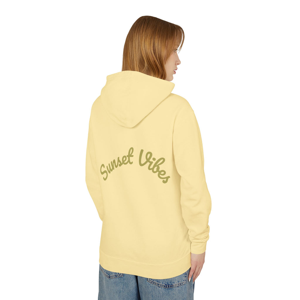 Sunset Vibes Hoodie — Scenic Sunset Road Graphic Hooded Sweatshirt