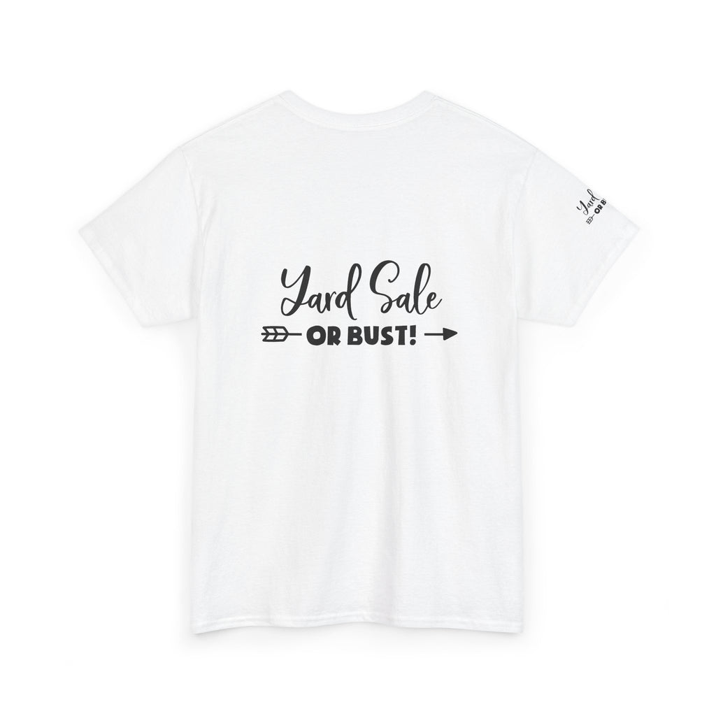 Unisex Heavy Cotton Tee Yard Sales OLD STUFF/ New Treasure