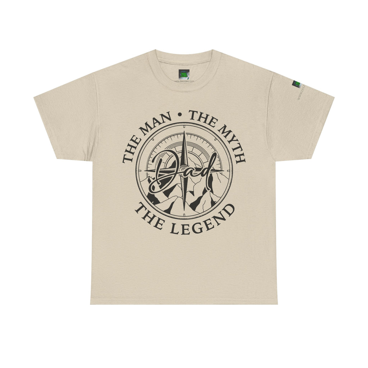 Dad Badge T-Shirt — "The Man • The Myth • The Legend" Vintage Tee