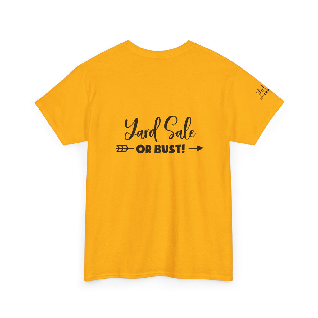 Unisex Heavy Cotton Tee Yard Sales OLD STUFF/ New Treasure