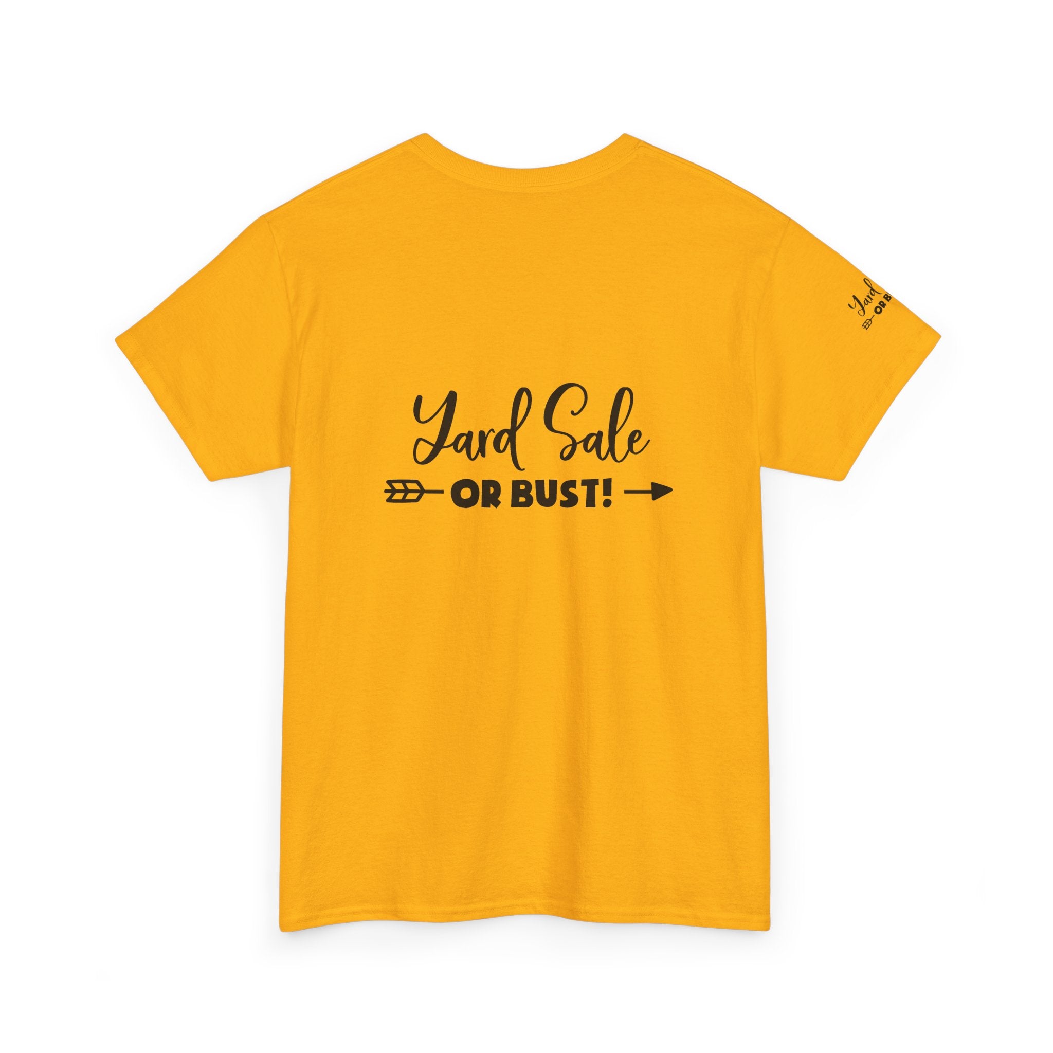 Unisex Heavy Cotton Tee Yard Sales OLD STUFF/ New Treasure
