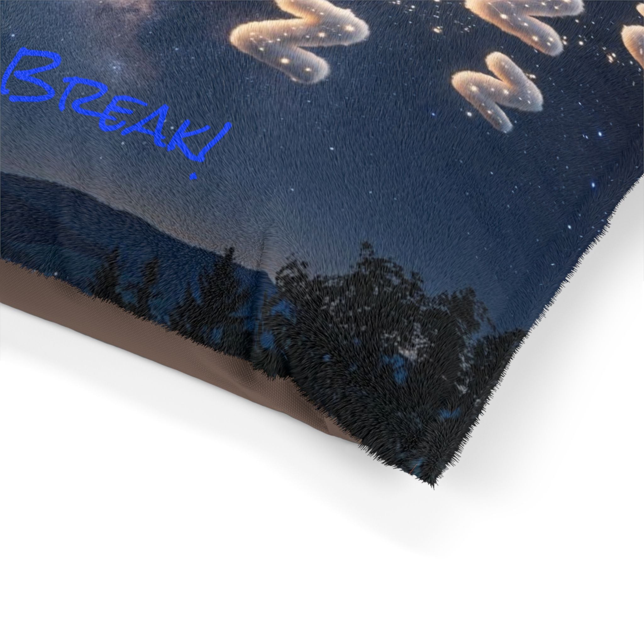 Sleepy Night Pet Bed – 'Take a Break' Cozy Cloud Zzzz Pillow for Dogs & Cats
