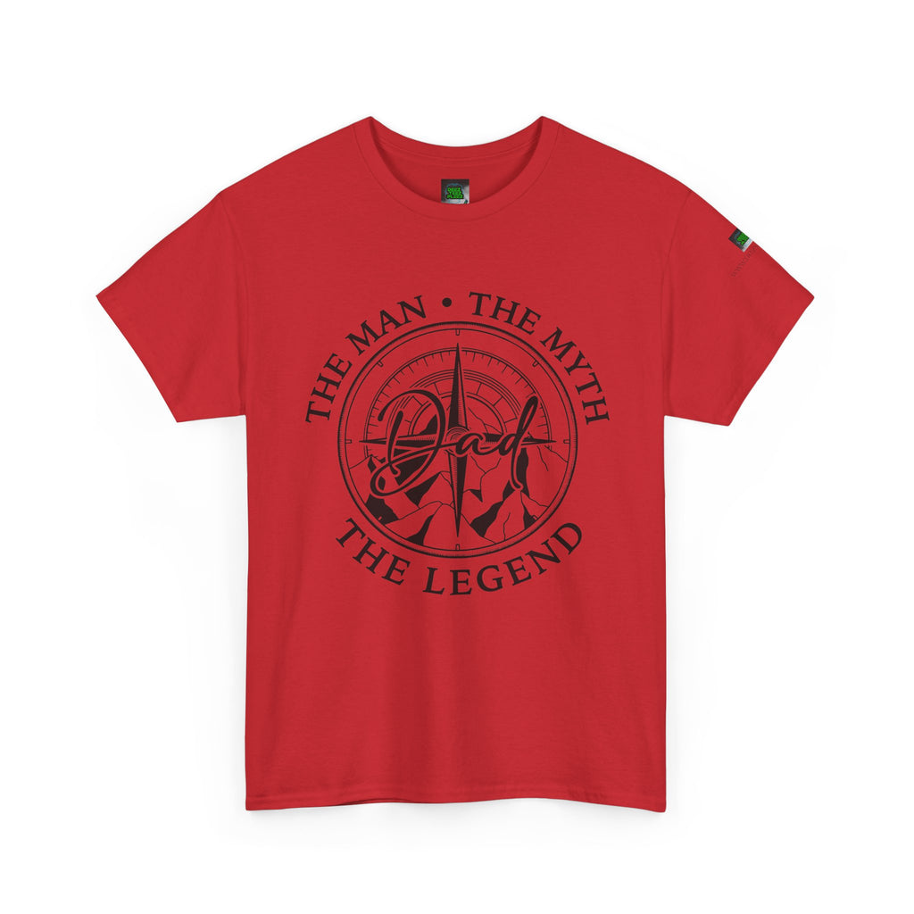 Dad Badge T-Shirt — "The Man • The Myth • The Legend" Vintage Tee