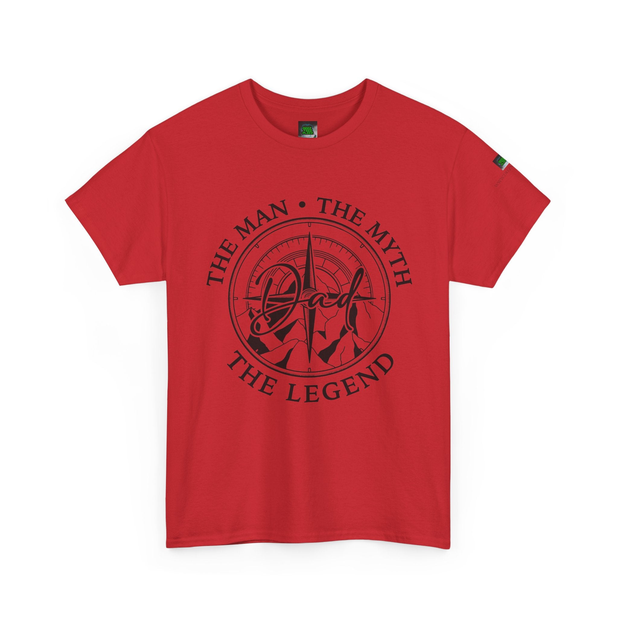 Dad Badge T-Shirt — "The Man • The Myth • The Legend" Vintage Tee