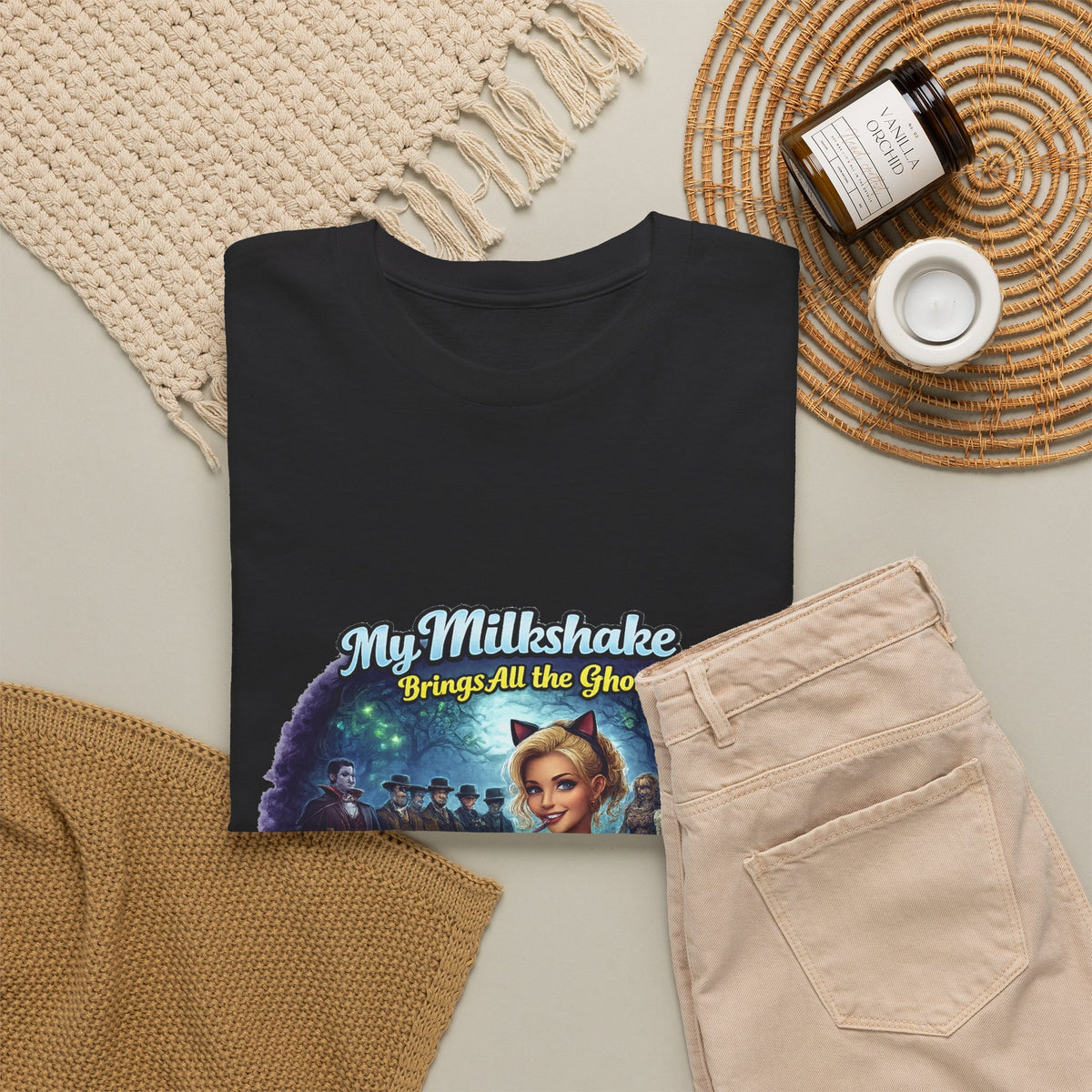 My Milkshake Brings All the Girls to the Yard Graphic T-Shirt