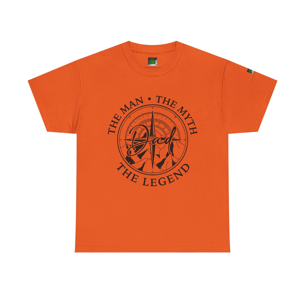 Dad Badge T-Shirt — "The Man • The Myth • The Legend" Vintage Tee