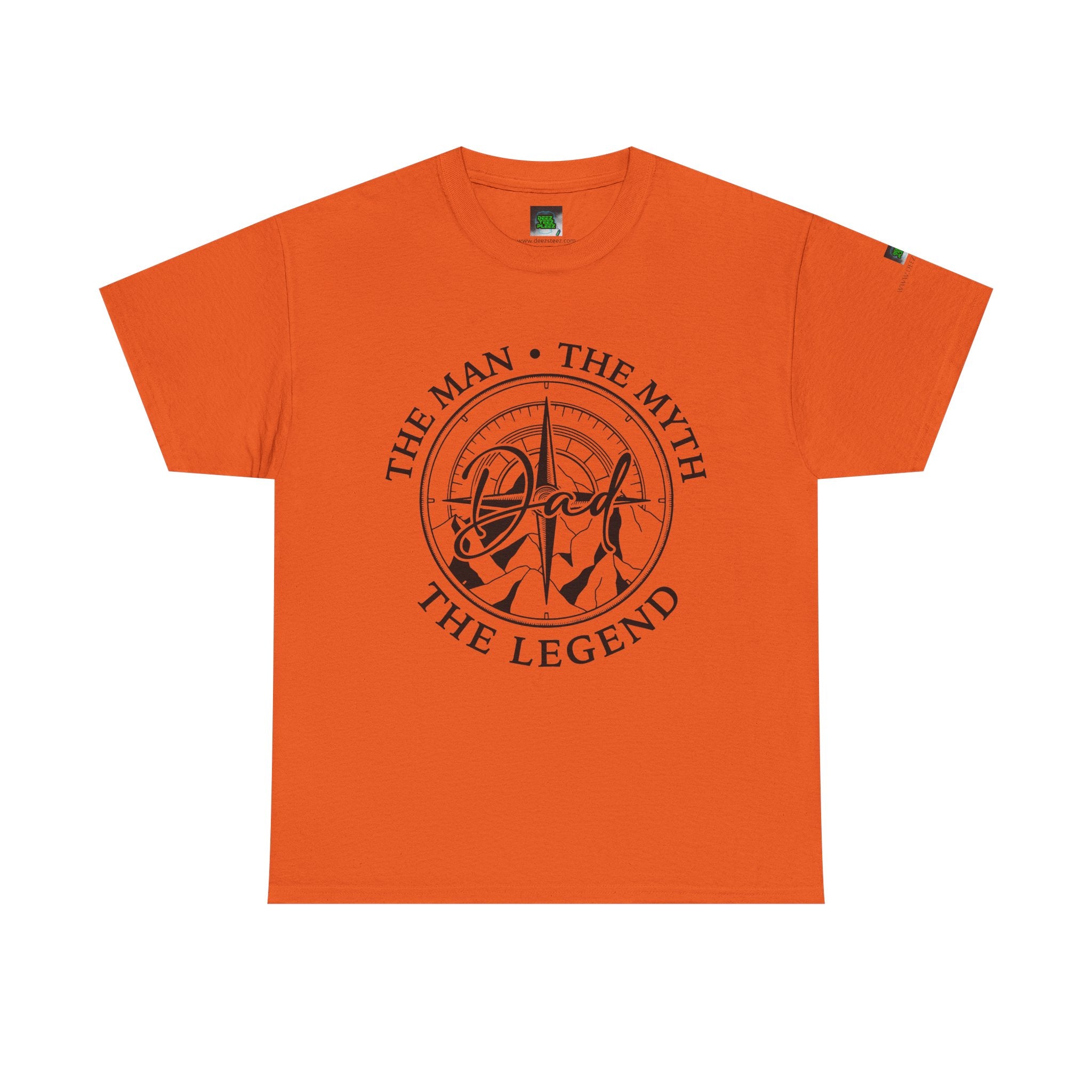 Dad Badge T-Shirt — "The Man • The Myth • The Legend" Vintage Tee