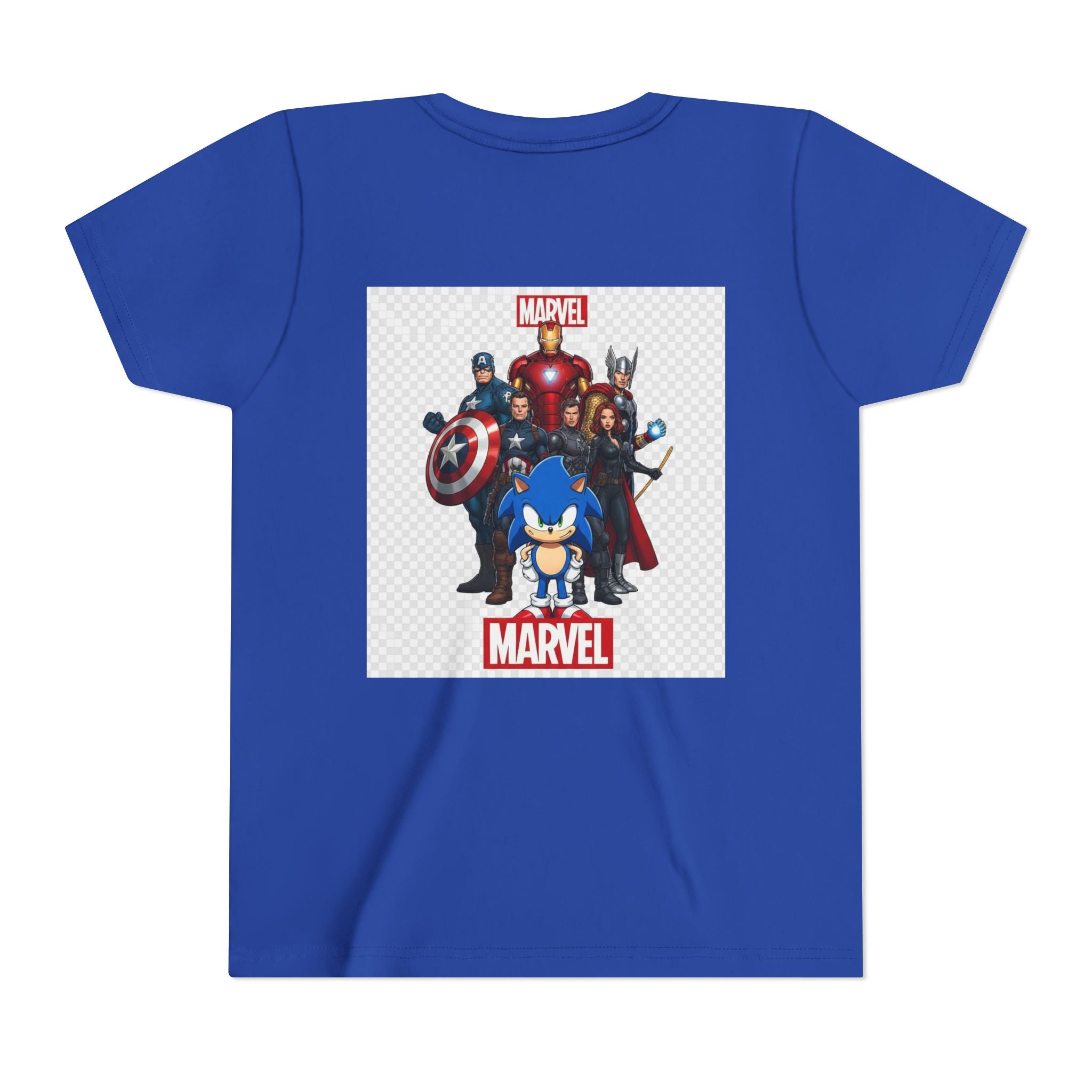 Kids Marvel & Spider-Verse Superhero Tee — Sonic & Avengers Graphic Youth T-Shirt