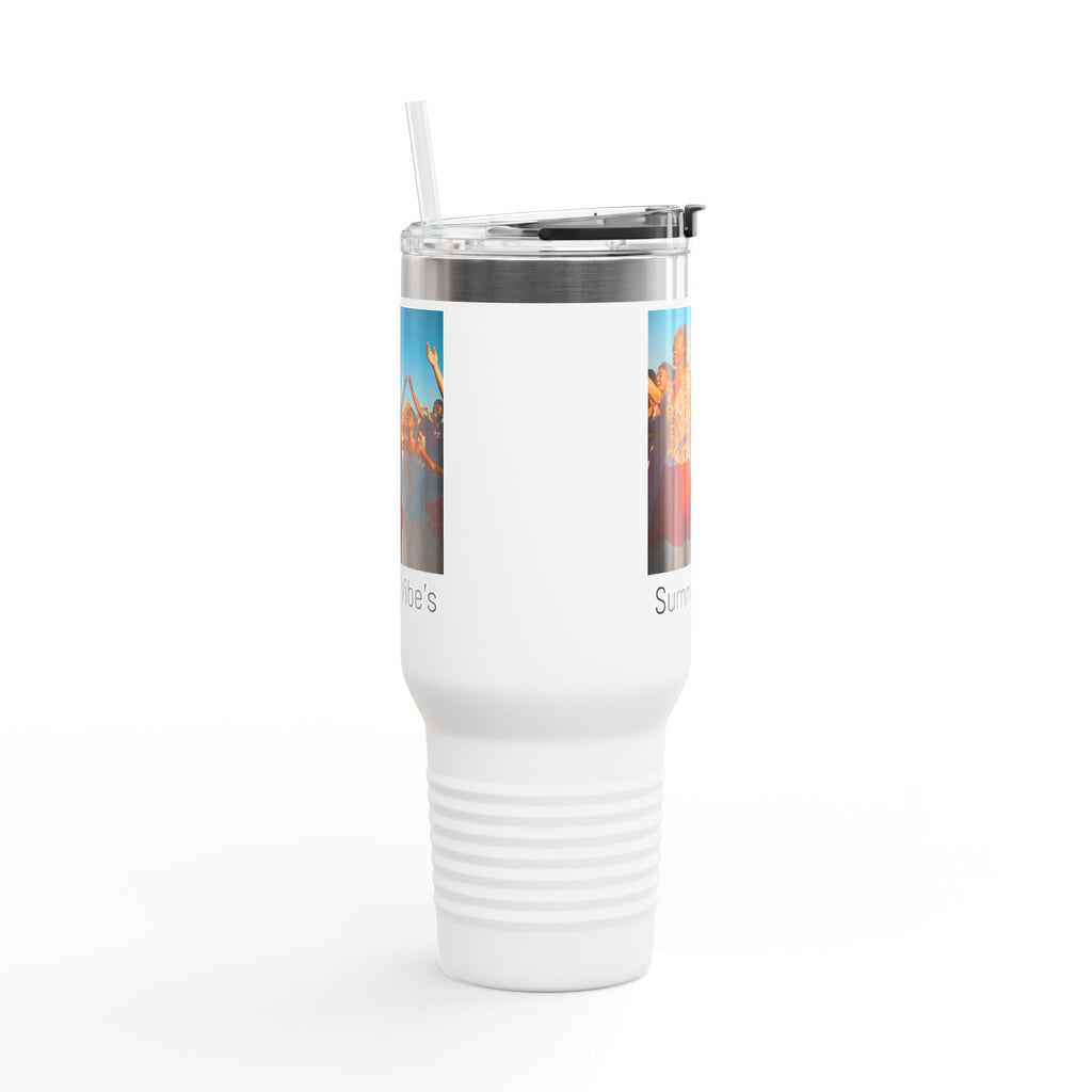 40oz Insulated Travel Mug — Summer Vibe Tumbler for Hot Days & Cold Nights