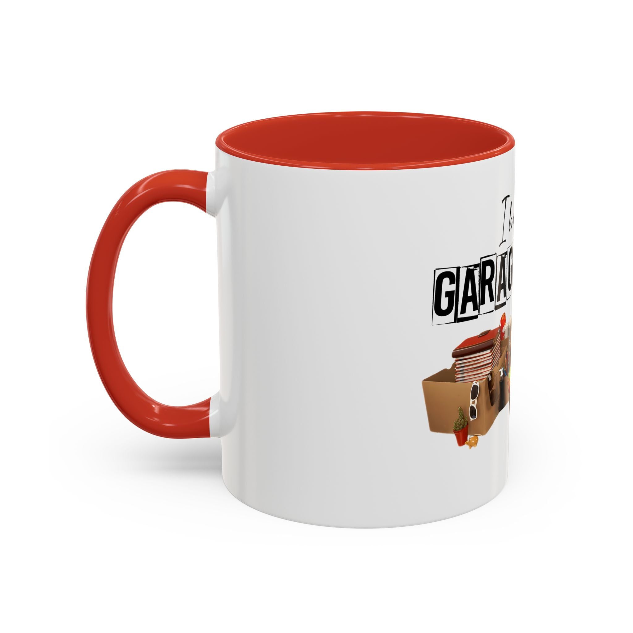 Garage & Yard Sale Coffee Mug — "I Brake for Garage & Yard Sales" Accent Mug
