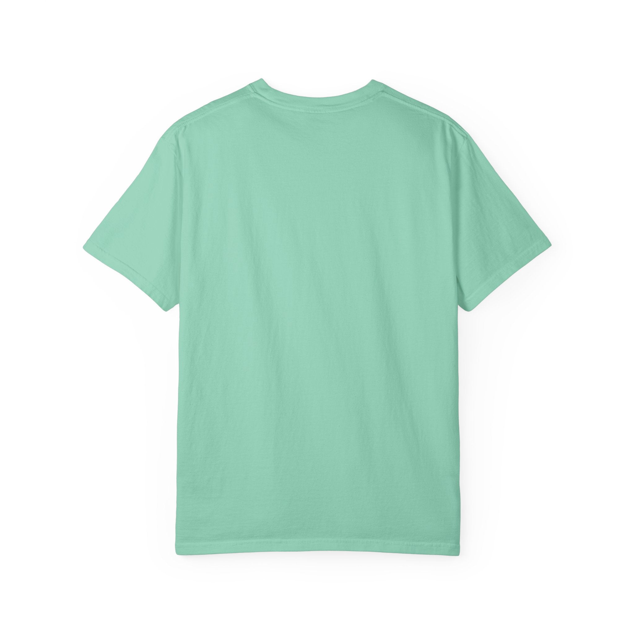 Geometric Mosaic Tee — Yellow, Teal & Black Patterned Graphic T-Shirt