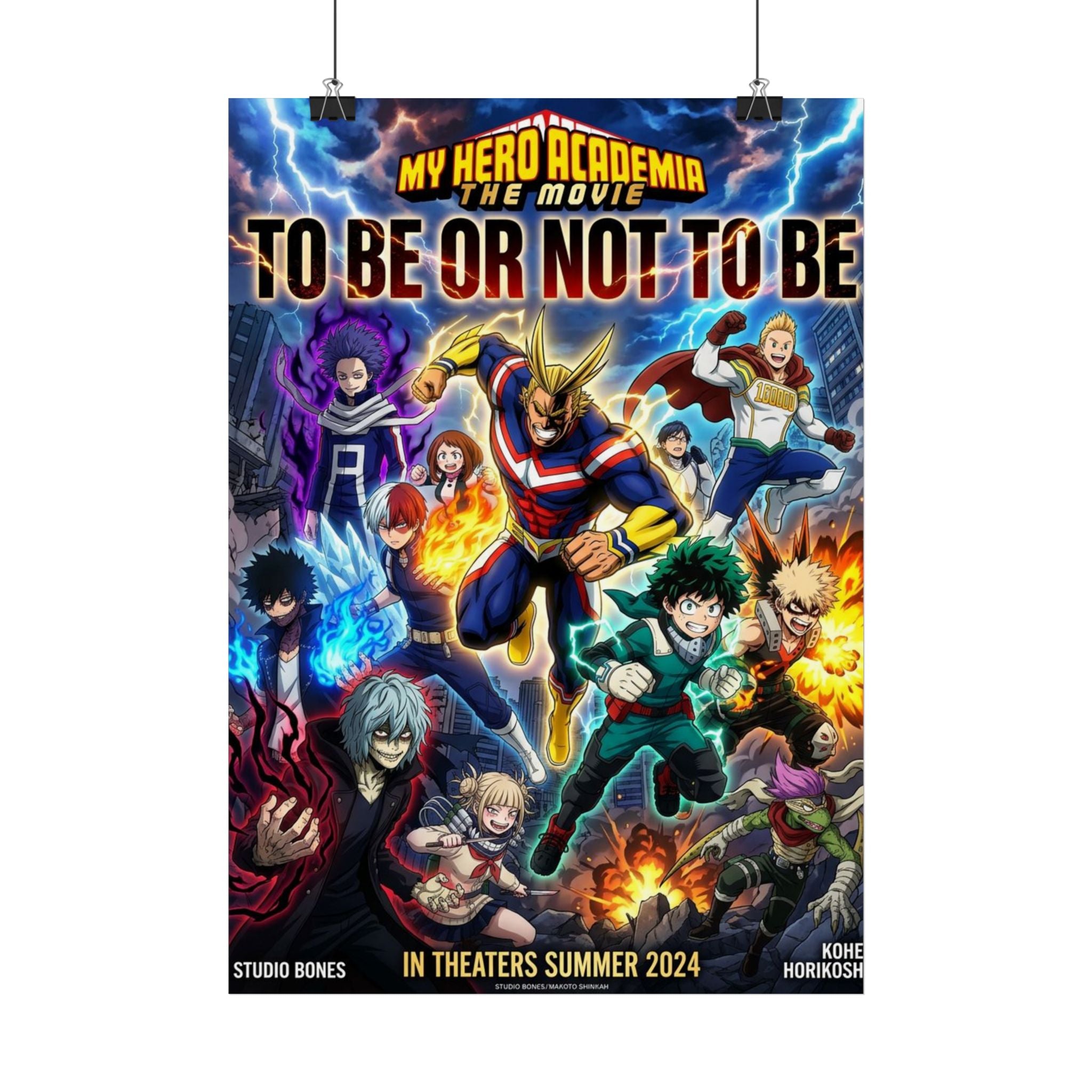 Movie Poster — "To Be or Not To Be" Anime Film Poster