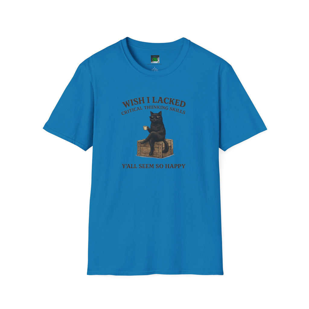 Unisex Softstyle T-Shirt "I Wish Cool Cat"