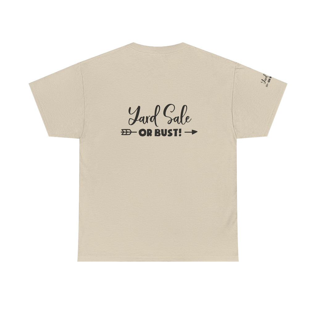 Unisex Heavy Cotton Tee Yard Sales OLD STUFF/ New Treasure