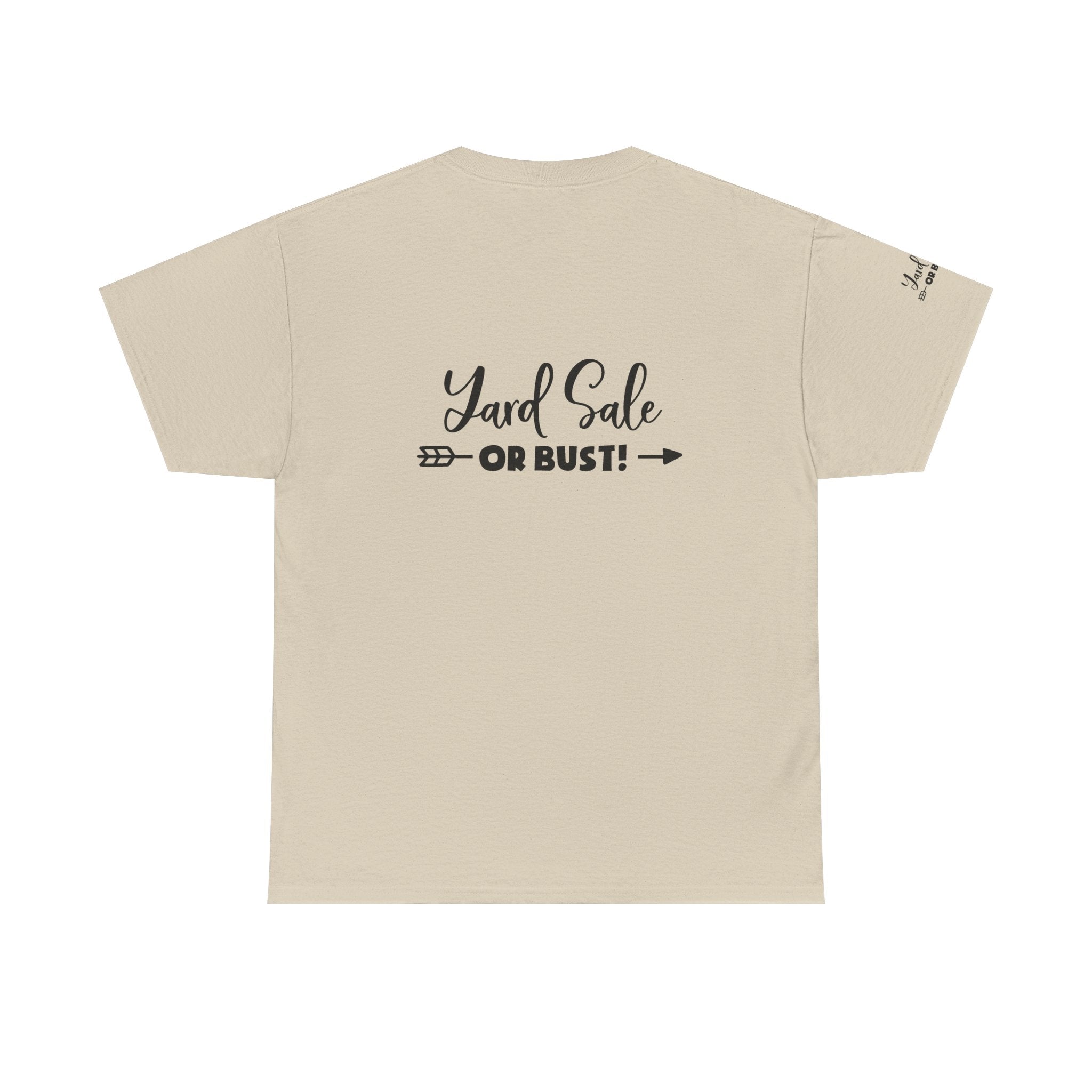 Unisex Heavy Cotton Tee Yard Sales OLD STUFF/ New Treasure