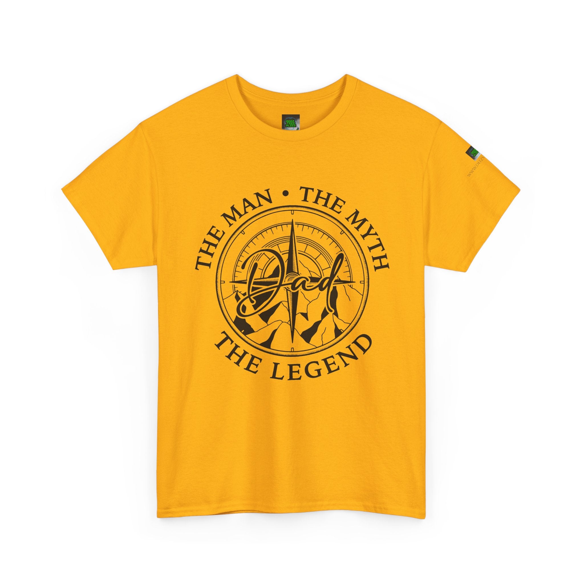 Dad Badge T-Shirt — "The Man • The Myth • The Legend" Vintage Tee