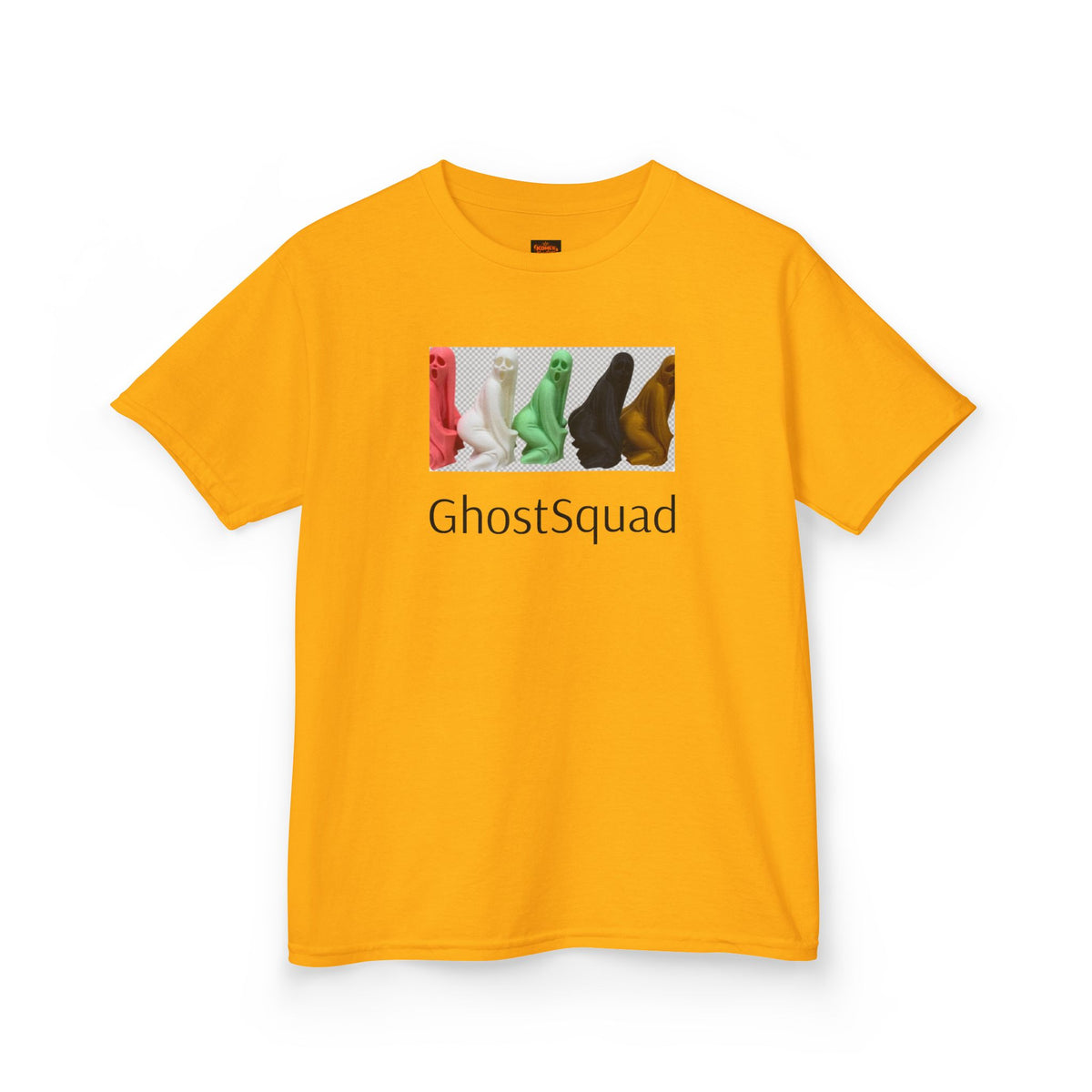 Kids GhostSquad T‑Shirt — Colorful Ghost Character Tee for Children