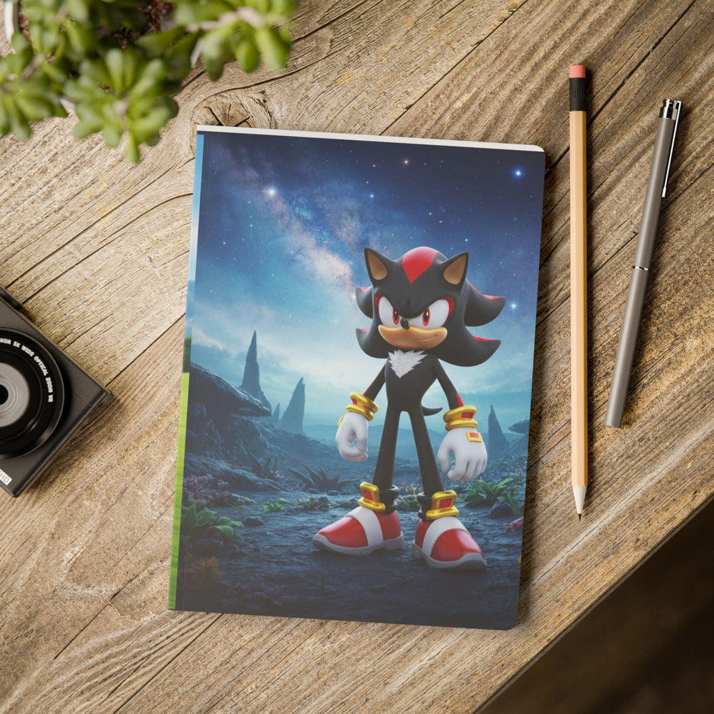 Sonic & Shadow Softcover Journal — Illustrated Movie Art Notebook