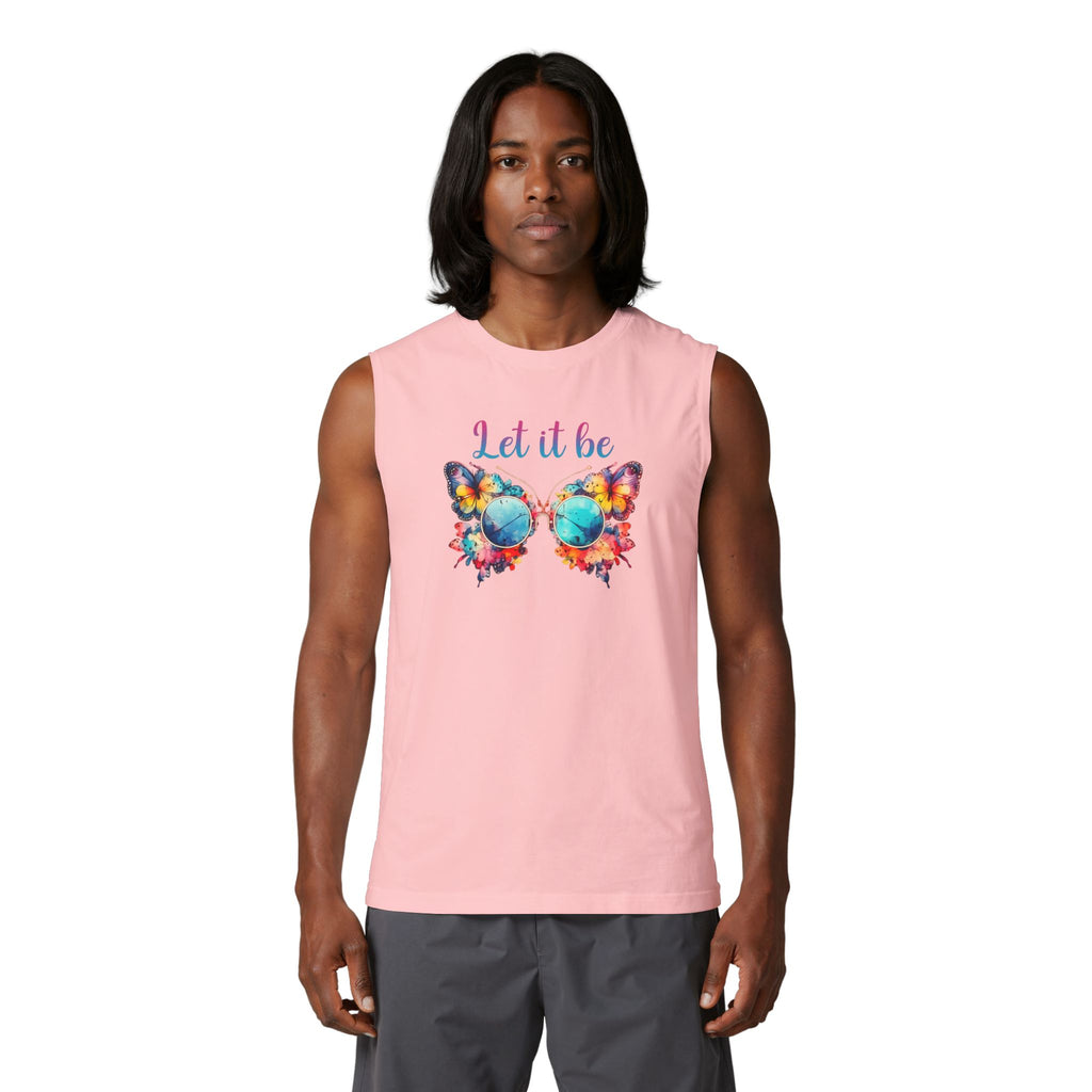 Let It Be Butterfly Muscle Tank