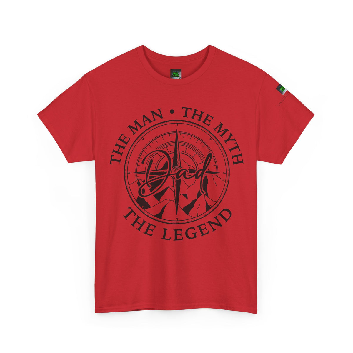 Dad Badge T-Shirt — "The Man • The Myth • The Legend" Vintage Tee
