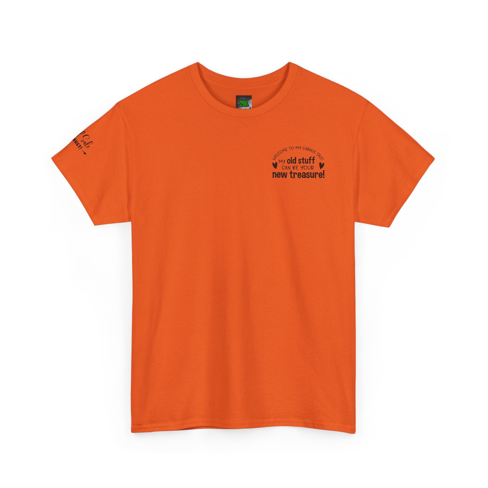 Unisex Heavy Cotton Tee Yard Sales OLD STUFF/ New Treasure