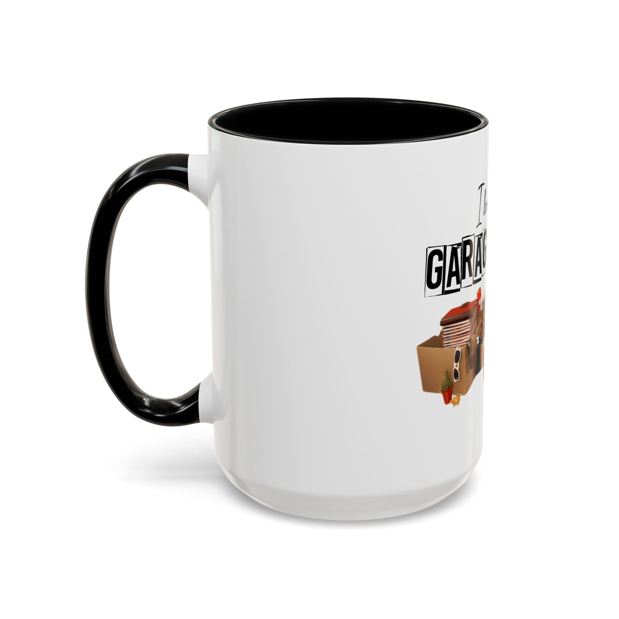 Garage & Yard Sale Coffee Mug — "I Brake for Garage & Yard Sales" Accent Mug