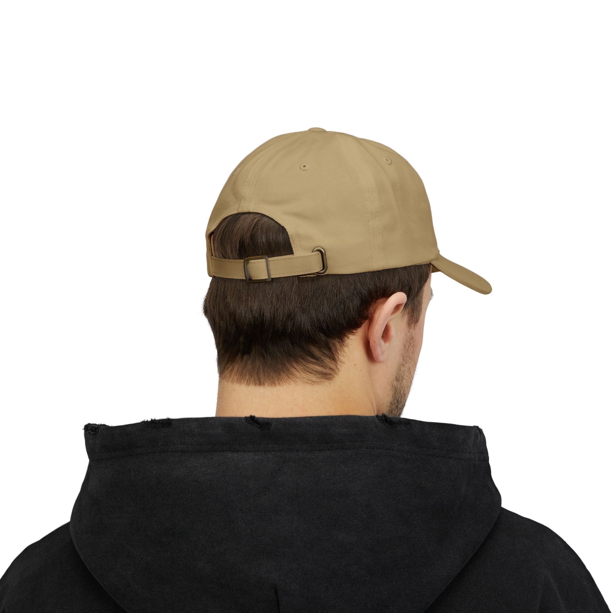 Pause Embroidered Classic Dad Cap — White Relaxation Hat