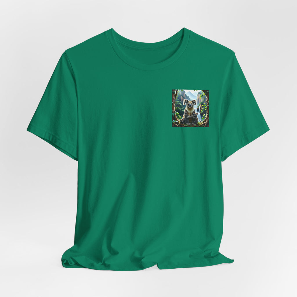 Koala Pocket Tee – Cute Wildlife Graphic Short Sleeve Shirt