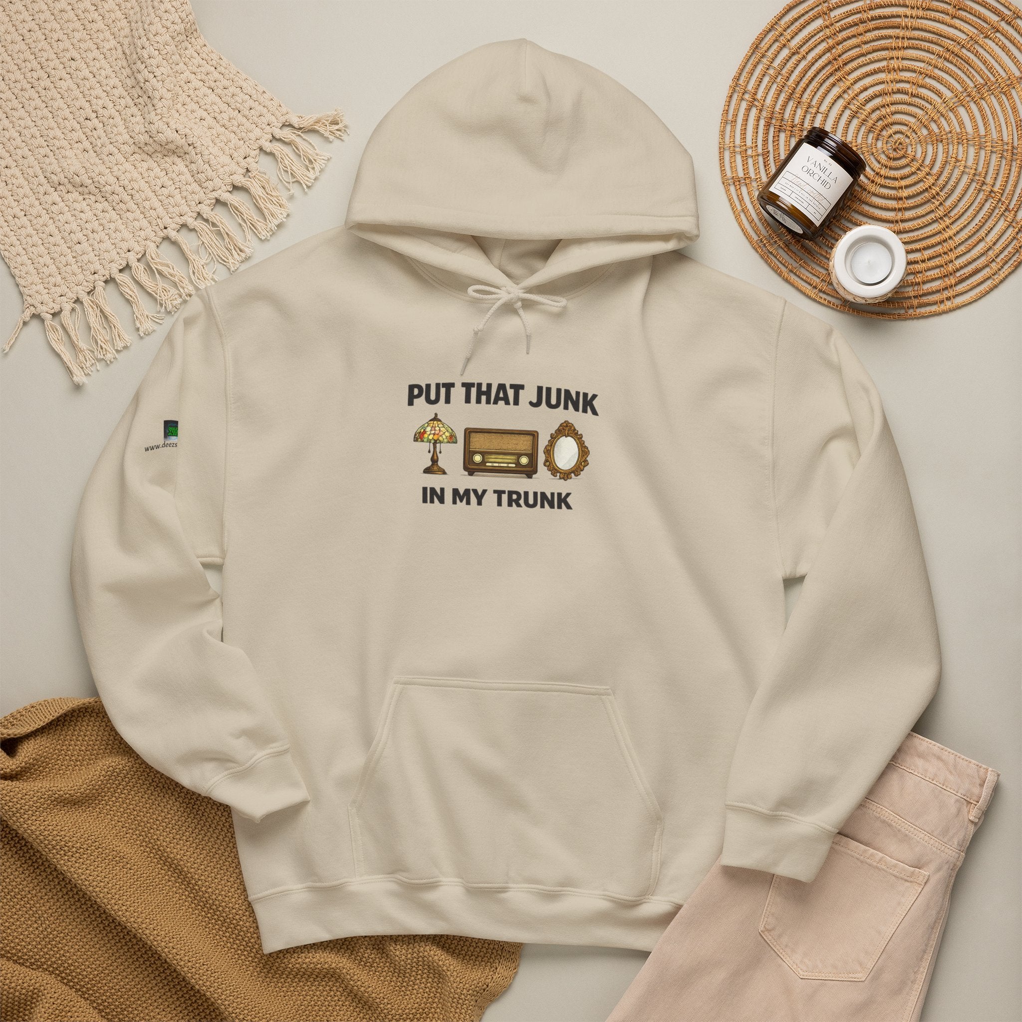 Hoodie “Put That Junk In My Trunk” Vintage RV Camping Graphic