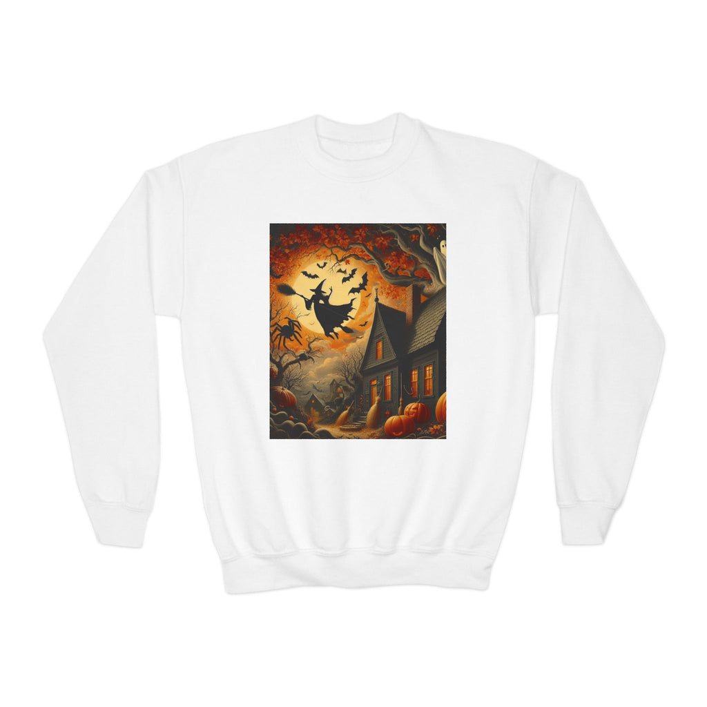 Boo-tiful Night Halloween Youth Crewneck Sweatshirt
