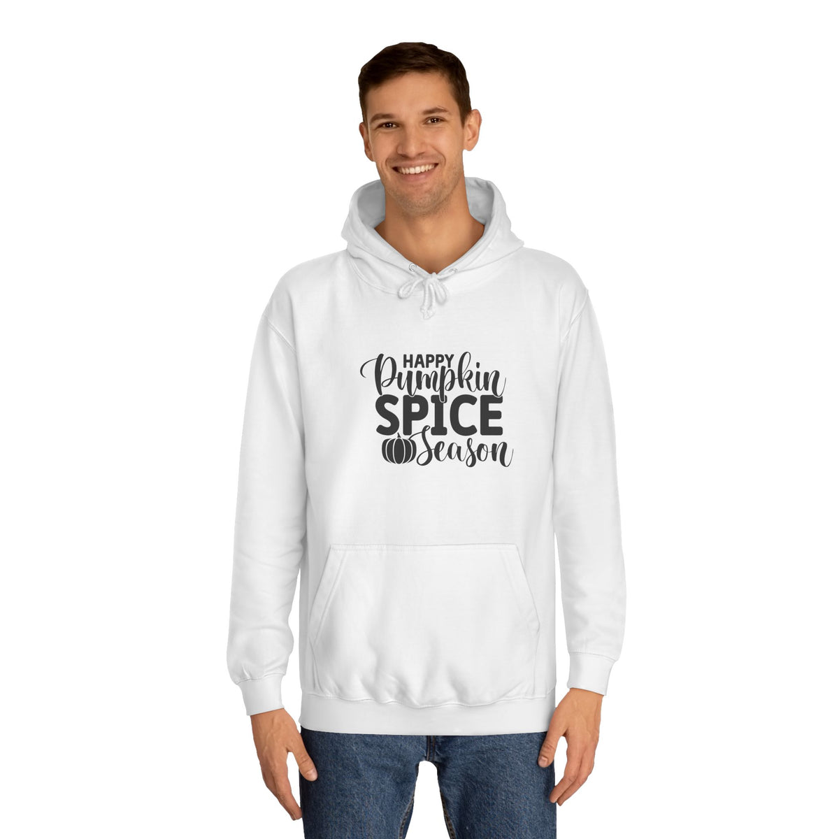 Happy Pumpkin Spice Season College Hoodie