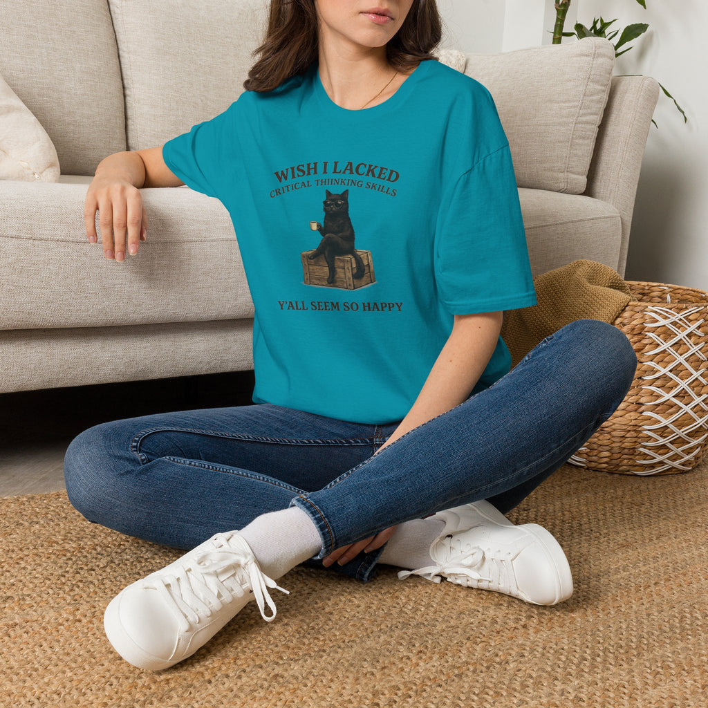 Unisex Softstyle T-Shirt "I Wish Cool Cat"