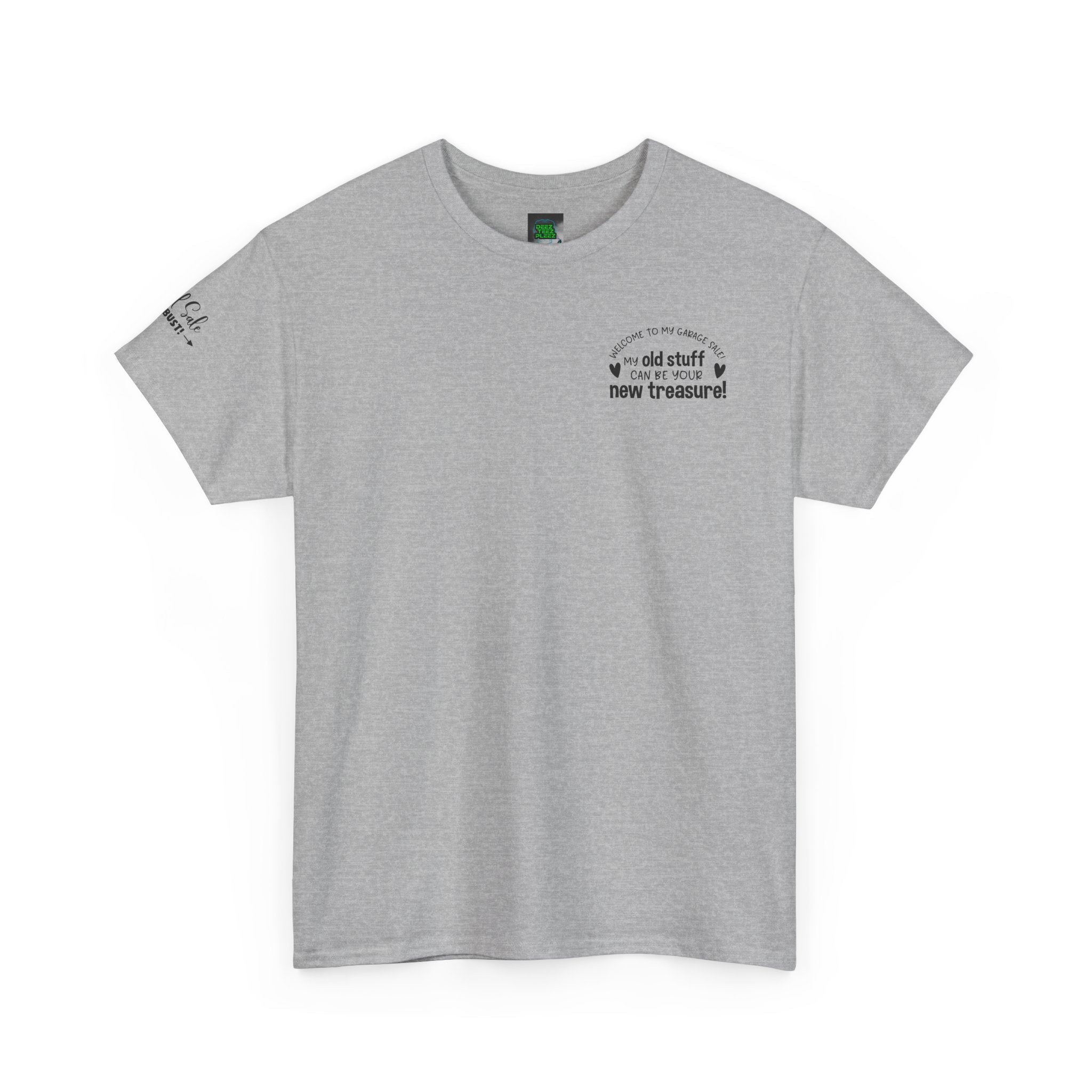 Unisex Heavy Cotton Tee Yard Sales OLD STUFF/ New Treasure