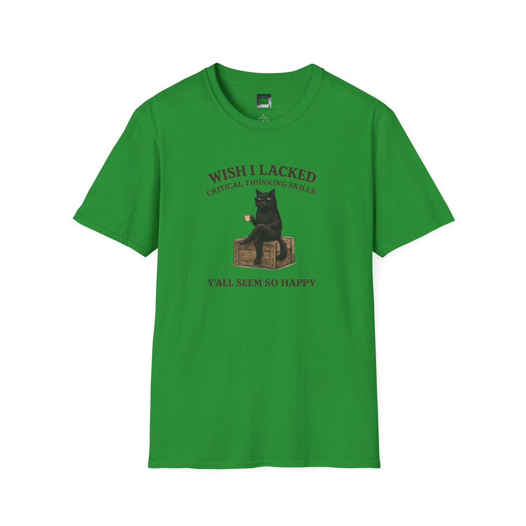 Unisex Softstyle T-Shirt "I Wish Cool Cat"