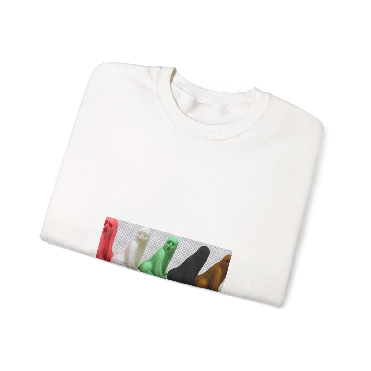 Spooky Squad Sweatshirt — Cute Colorful Halloween Ghost Crewneck